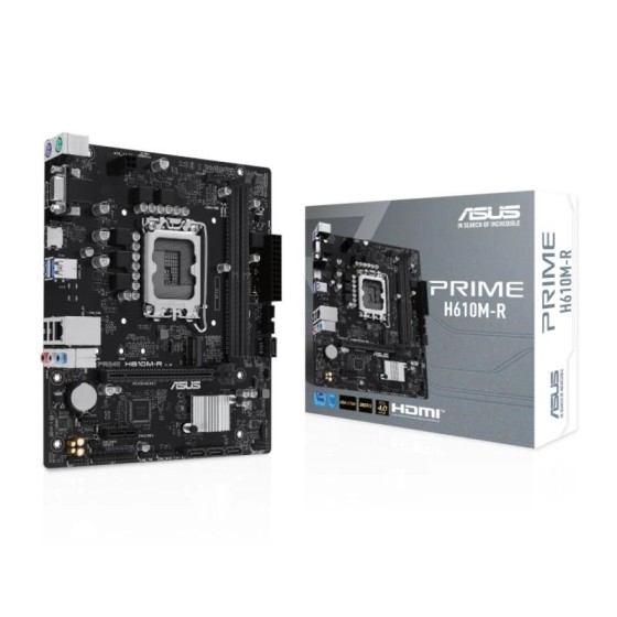 asus placa base prime h610m r ddr5  matx 1700