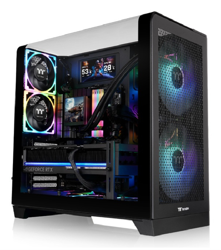 caja thermaltake view 390 air  atx 2xusb 3.0 sin fuente negro