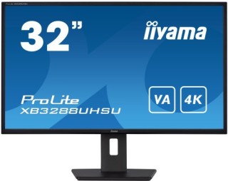 iiyama monitor iiyama 32 xb3288uhsu b5, uhd, 60hz, 3 ms, hdmi, usb, displayport, alt, reg alt, giro,