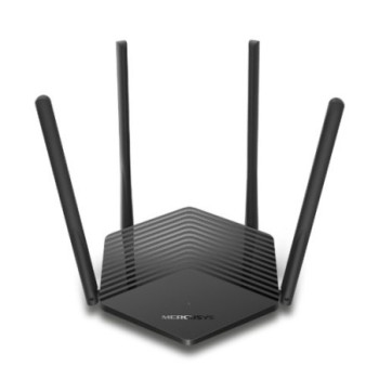 mercusys mercusys mr60x router inalambrico gigabit ethernet doble banda  2,4 ghz / 5 ghz  negro