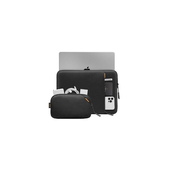 funda portatil 13  tomtoc a13 + bolso black incluye bolso de mano refuerzo cornerarmor