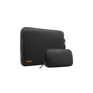 funda portatil 14  tomtoc a13 + bolso black incluye bolso de mano refuerzo cornerarmor