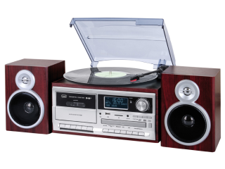 tocadiscos trevi tt 1072 dab turntable +dab+aw+encoding dark wood