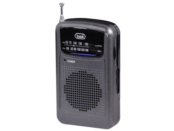 radio trevi bolsillo ra 710 gmg mini portable am/fm radio metal gun