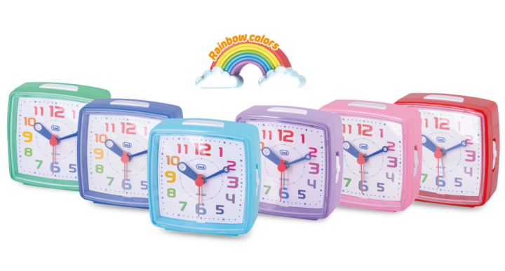 reloj despertador ni?os trevi sl 3047 rainbow alarm mix color