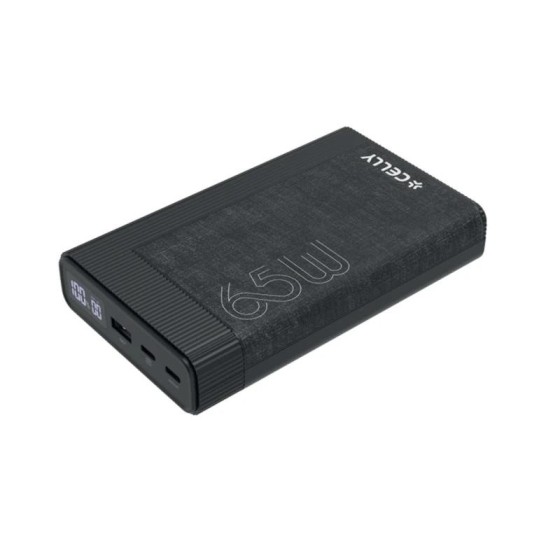 celly powerbank pd65w 20000 mah 65w evo negra