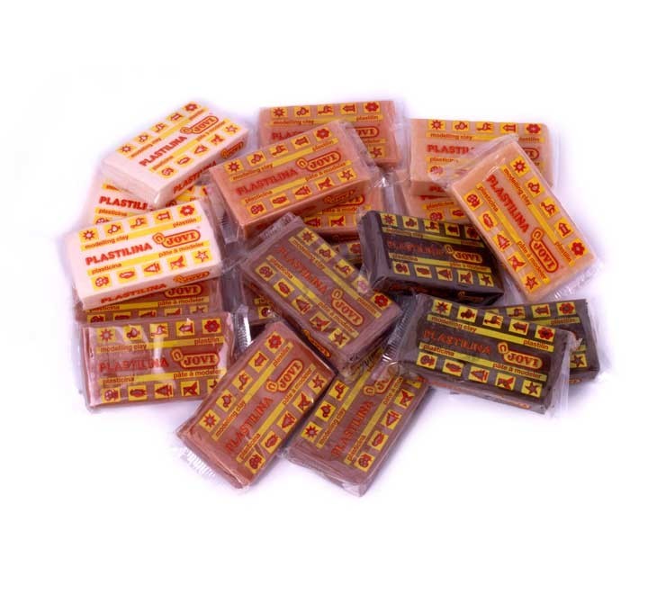 c. 18u plastilina jovi 50gr multi cultural std