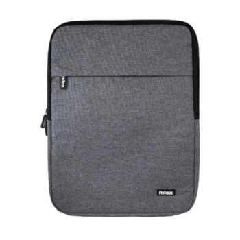 nilox funda sleeve 17.3 gris