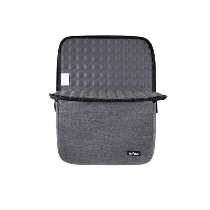 nilox funda sleeve 17.3 gris