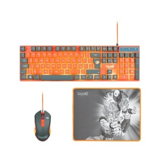pack gaming blade  pc dragon ball super teclado raton alfombrilla plug