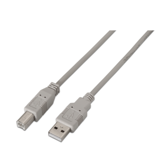 cable aisens usb 2.0 impresora tipo a m b m beige 1.8m