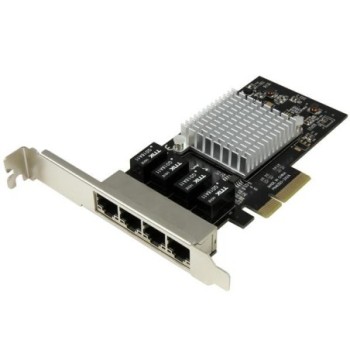 startechcom tarjeta red startech ethernet gigabit 1000 4 port rj45 pcie