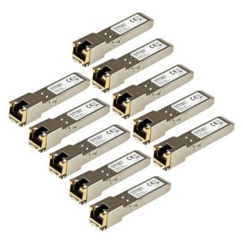 startechcom modulo transceptor sfp startech j8177c10pkst 10 unidades