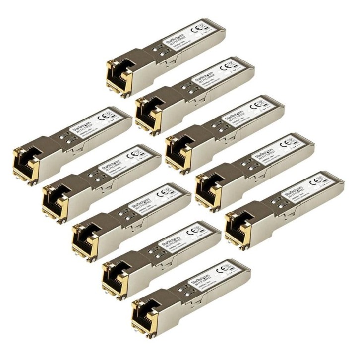 startechcom modulo transceptor sfp startech j8177c10pkst 10 unidades