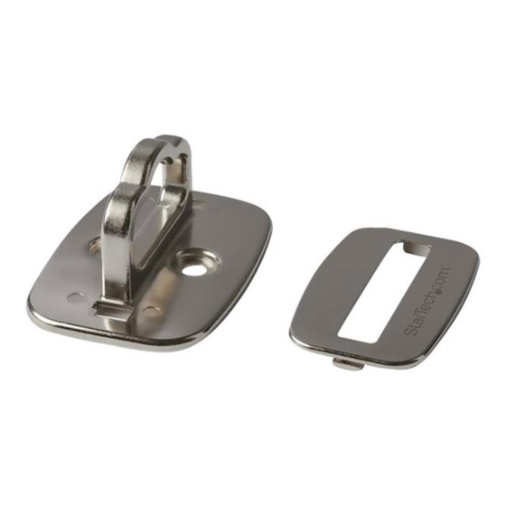 startechcom anclaje para cable de seguridad startech ltanchorl