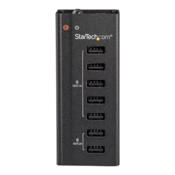 startechcom estacion de carga usb startech 7 puertos