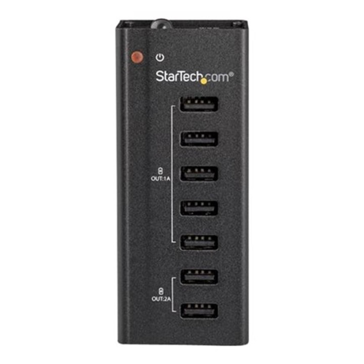 startechcom estacion de carga usb startech 7 puertos