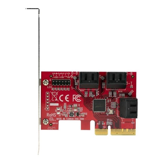 startechcom tarjeta sata startech 6p6g   pcie   sata   card