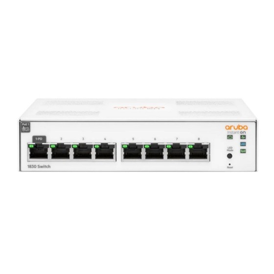 hpe nw ion 1830 8xgbe switch