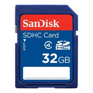 sandisk tarjeta memoria secure digital sd 32gb sandisk clase 4 sdhc