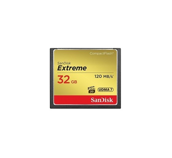 sandisk tarjeta memoria sandisk compact flash 32gb extreme 120mb   s