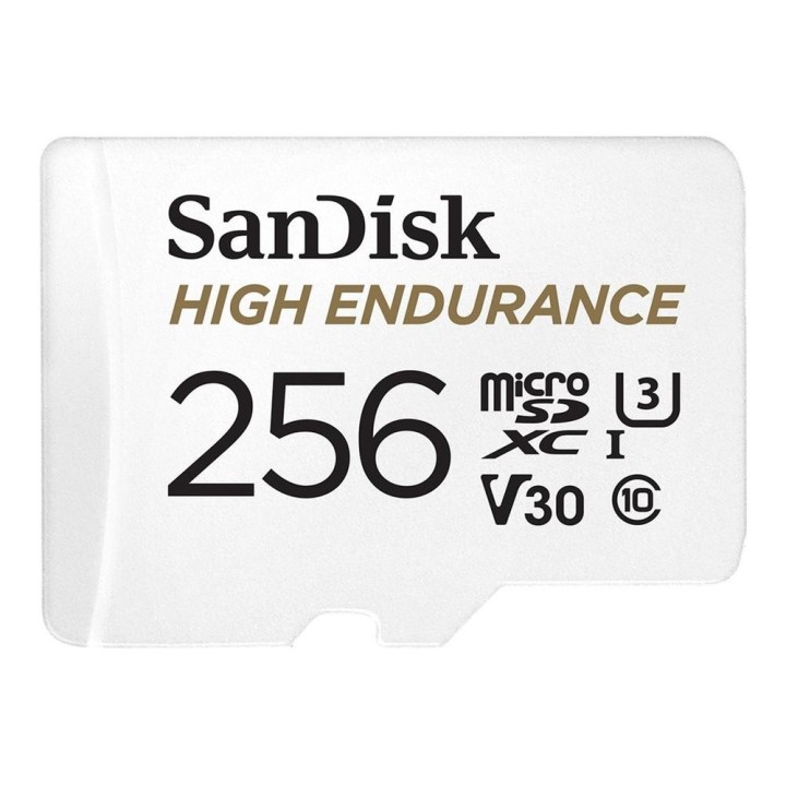 sandisk tarjeta memoria micro secure digital sdxc sandisk high endurance   256gb   clase 10   sdxc