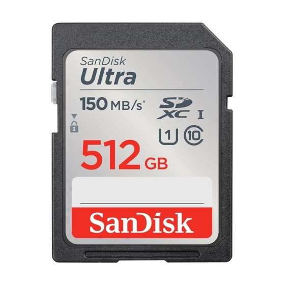 sandisk tarjeta de memoria secure digital sdxc sandisk ultra   512gb   clase 10   sdxc   150mb   s