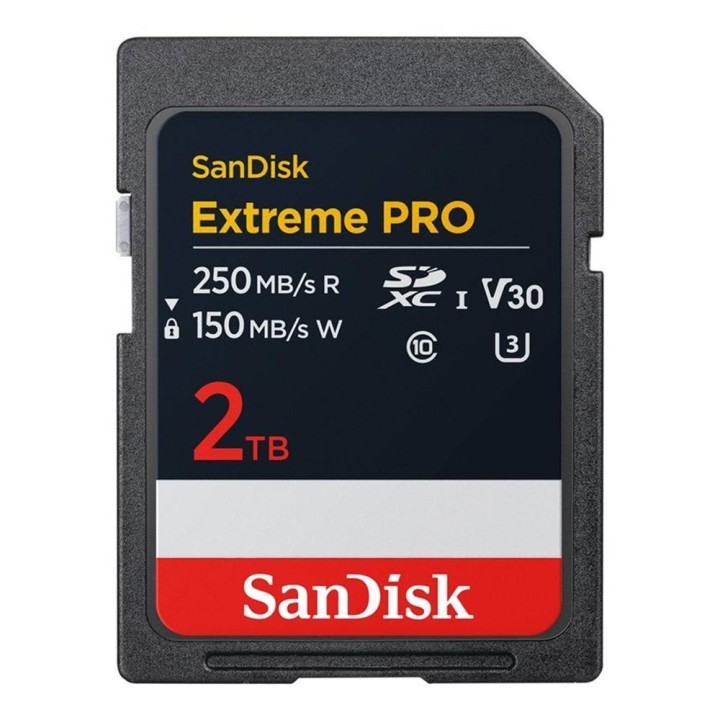 sandisk tarjeta memoria flash sandisk extreme pro 2tb