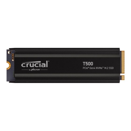 crucial disco duro interno solido ssd crucial t500 4tb pcie nvme 4.0 x4 con hs