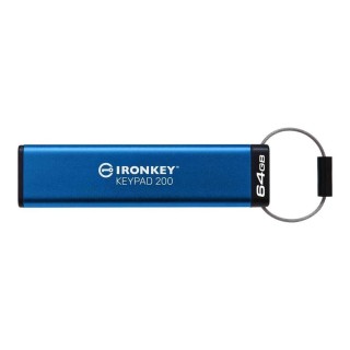 kingston memoria usb 3.2 kingston 64gb ironkey keypad 200