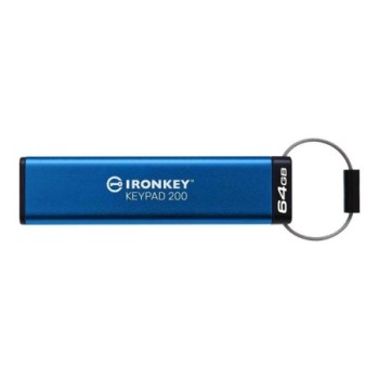 kingston memoria usb 3.2 kingston 64gb ironkey keypad 200