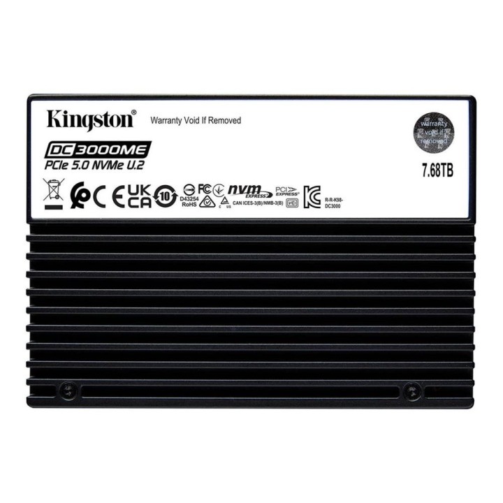 kingston disco duro interno ssd kingston dc3000me 7.68tb 2.5 pulgadas u.2 pcie 5.0