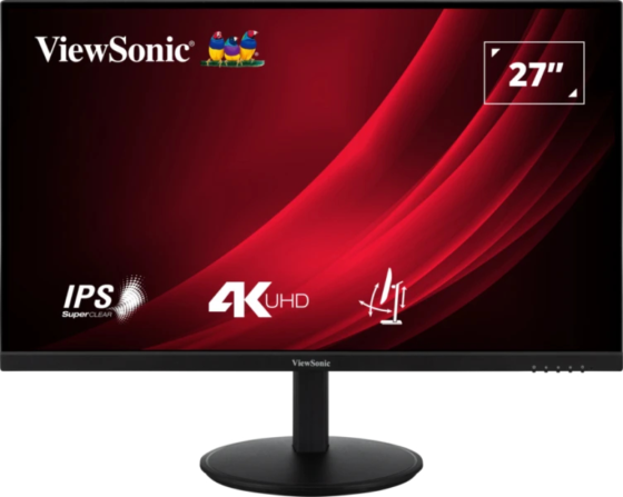 monitor viewsonic 27 vg2708 4k 3840x2160 ips 2xhdmi ddp full ergonomic