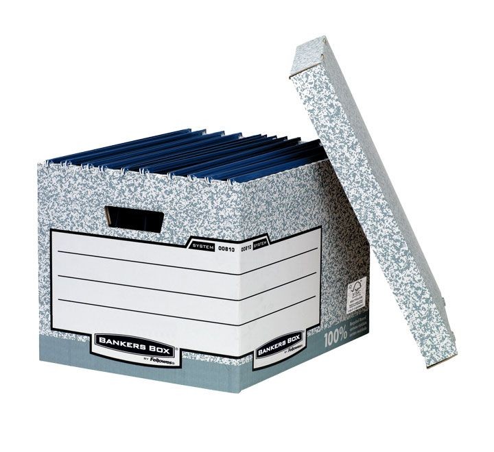 contenedor archivos fellowes gris 00810-ffeu