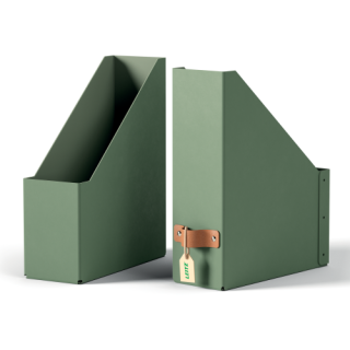 leitz pack 2 revisteros de carton color verde leitz 24710050
