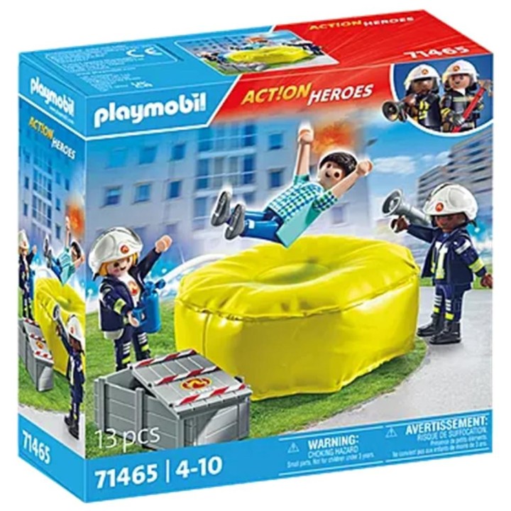 playmobil playmobil bomberos con colchoneta