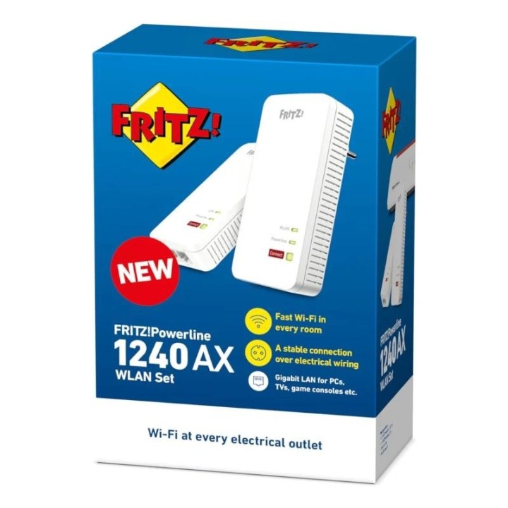 fritz powerline 1240 ax wlan set mesh 2xgbe