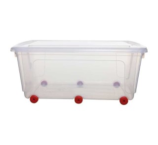 caja almace. archivo 2000 c/tapa 6 ruedas 70l
