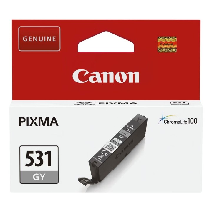 canon cartucho tinta canon cli   531gy gris