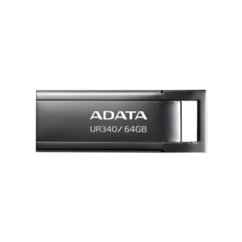 adata lapiz usb ur340 64gb usb 3.2 metal black