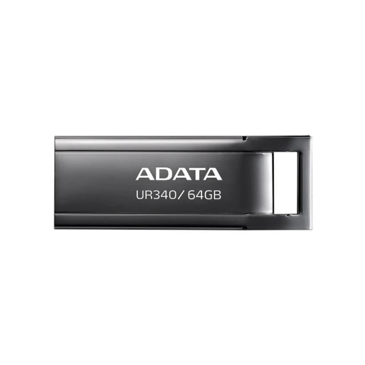 adata lapiz usb ur340 64gb usb 3.2 metal black
