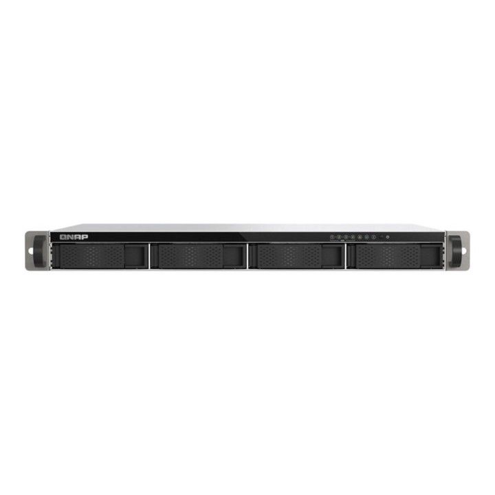qnap servidor nas qnap ts   433eu 4 bahias 1u rack 4gb gigabit ethernet