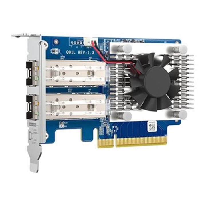 qnap tarjeta de red qnap qxg   10g2sf   nxe 2x sfp+
