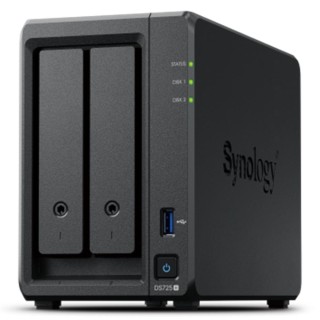synology servidor nas synology disk station ds725+ 4gb 2 bahias gigabit ethernet