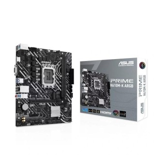asus placa base prime h610m k ddr5 argb matx 1700