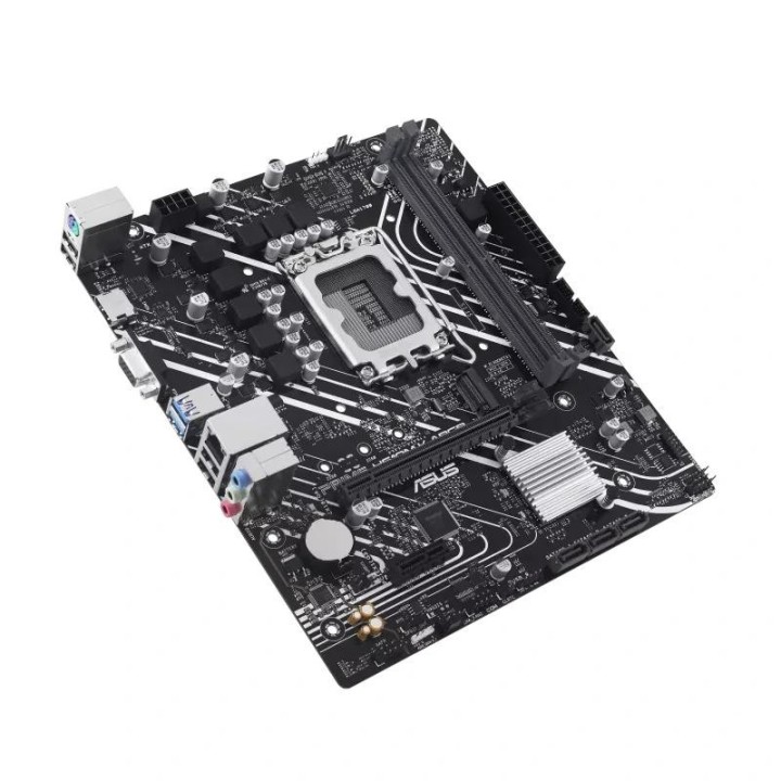 asus placa base prime h610m k ddr5 argb matx 1700