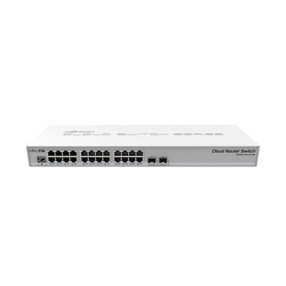 mikrotik switch mikrotik crs326   24g   2s+rm 26 puertos