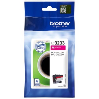 brother cartucho tinta brother lc3233m magenta 1500 paginas