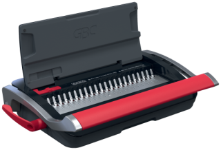 gbc encuadernadora canutillo cb15 color negro / plateado gbc 4410061