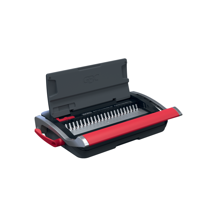 gbc encuadernadora canutillo cb15 color negro / plateado gbc 4410061